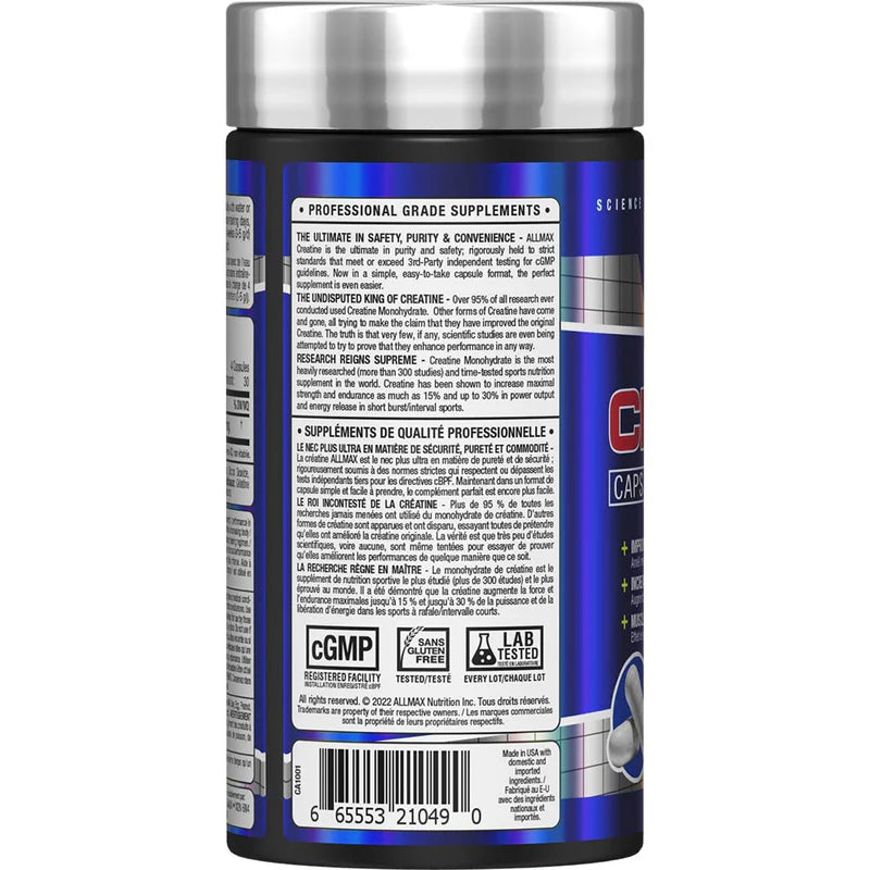 Allmax Creatine 3000 Capsules